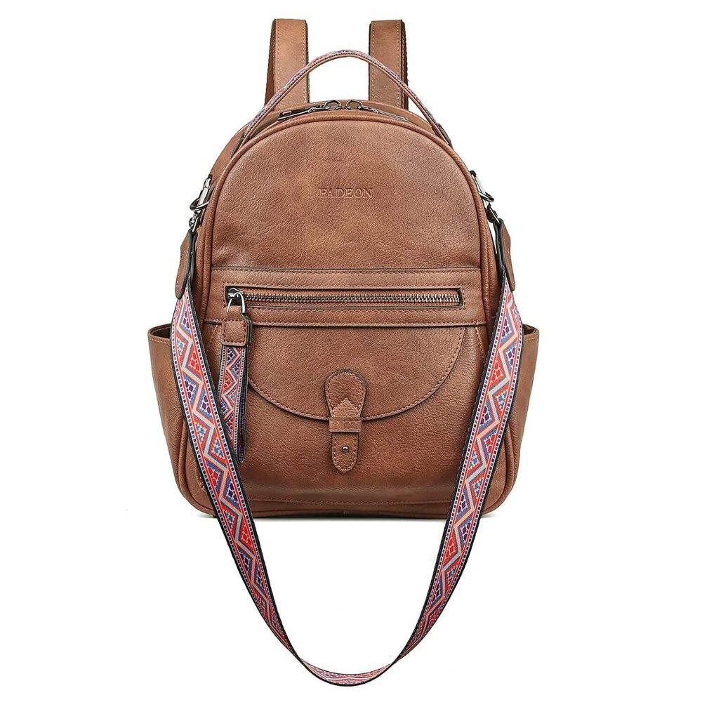Mini Backpack Purse for Women, Designer Leather Cute Roomly Small